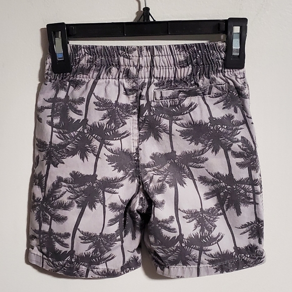 Copper Denim Palm Tree Print Shorts - Picture 3 of 3